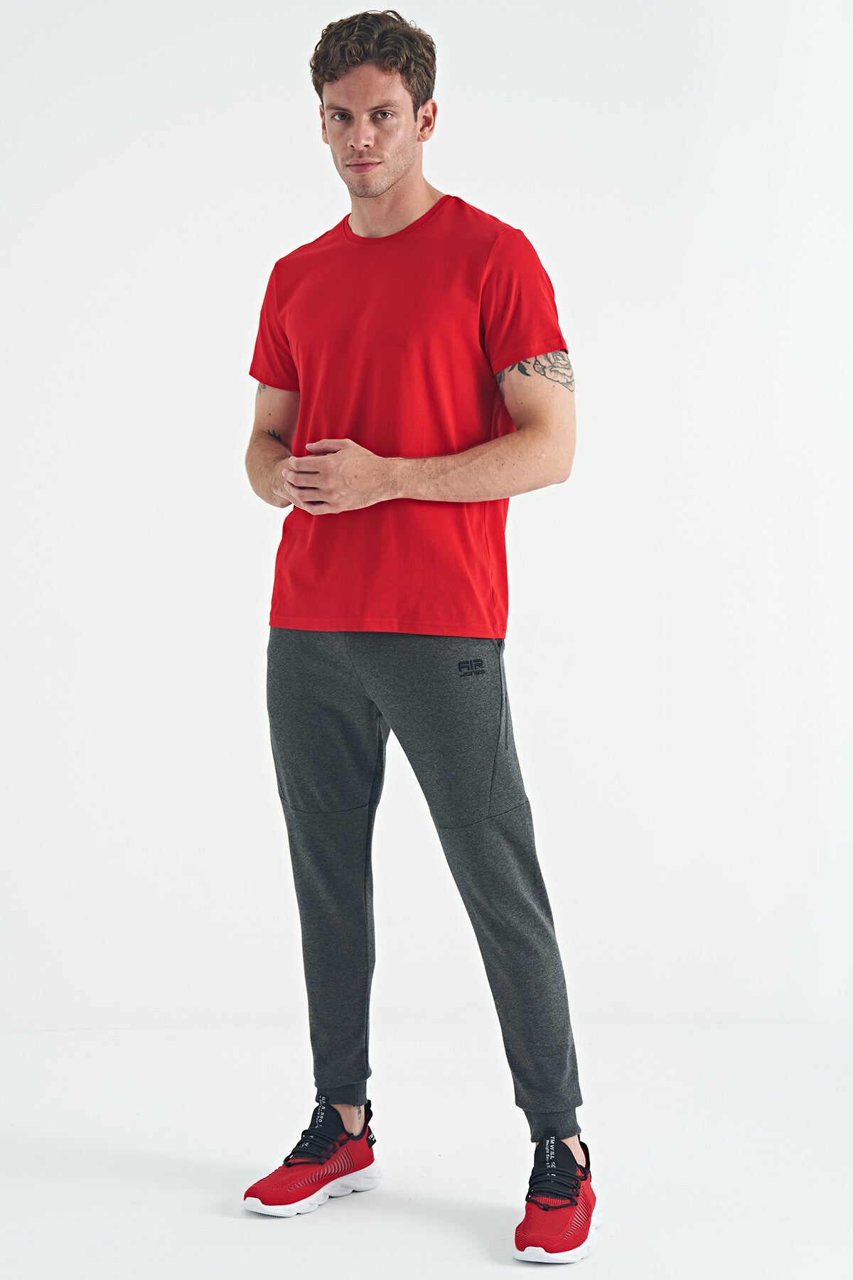 Red Basic Men's T-Shirt - 88245