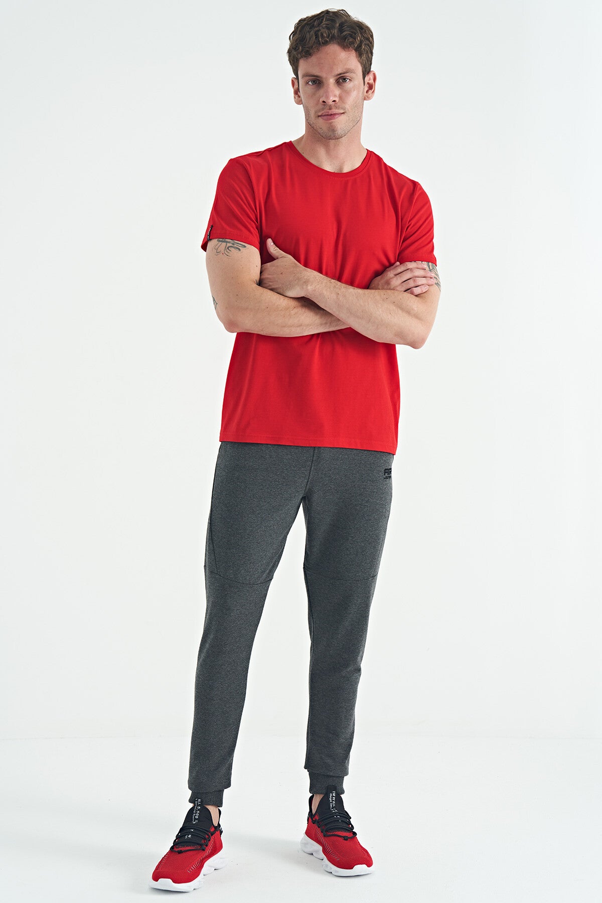 Red Basic Men's T-Shirt - 88245