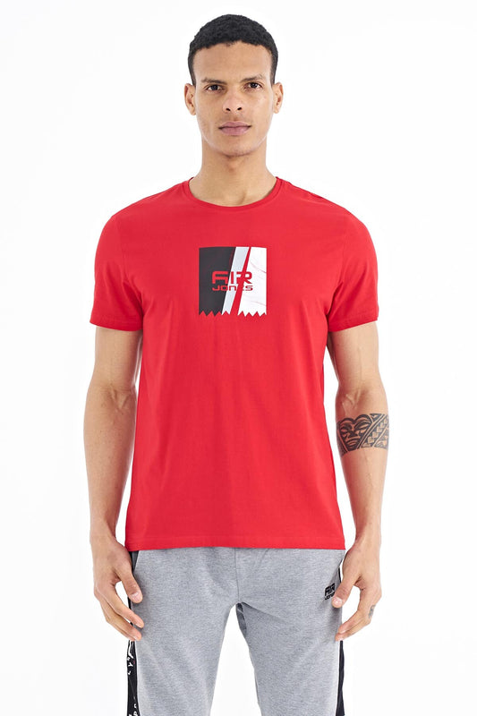 Frank Red Standard Fit Men's T-Shirt - 88219