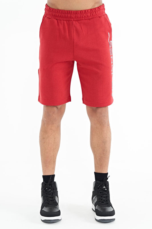 Alva Red Printed Men's Shorts - 81245
