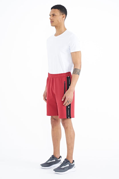 Alfred Red Standard Fit Men's Shorts - 81244