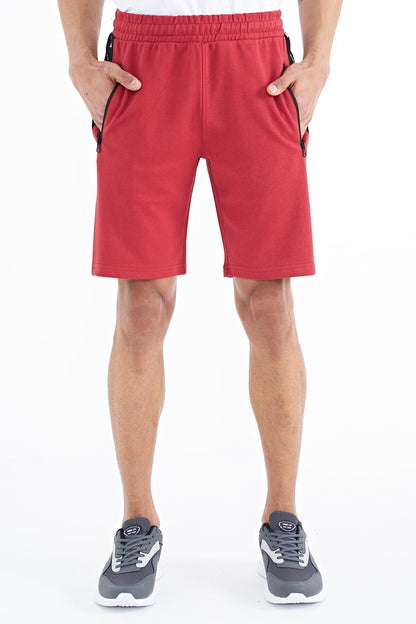 Alfred Red Standard Fit Men's Shorts - 81244