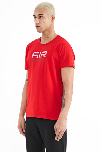 Liam Red Standard Fit Men's T-Shirt - 88207