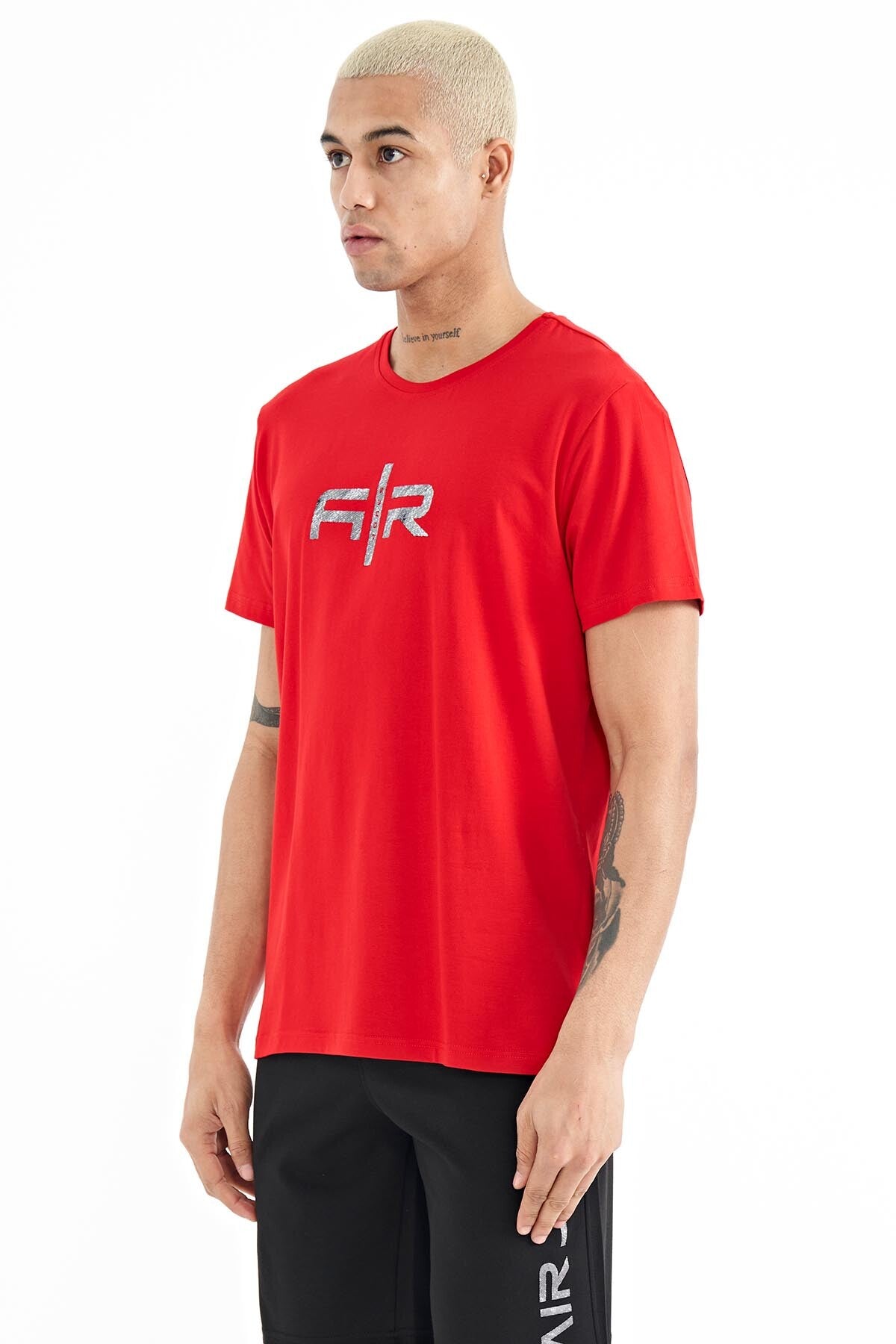 Boris Red Standard Fit Men's T-Shirt - 88206