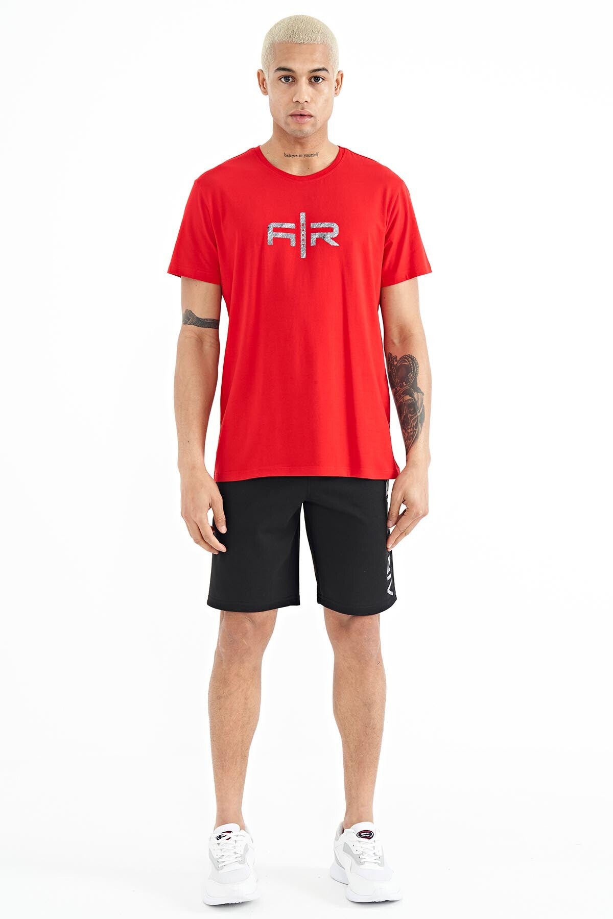 Boris Red Standard Fit Men's T-Shirt - 88206