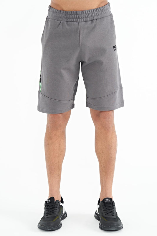 Amos Grey Printed Men's Shorts - 81246