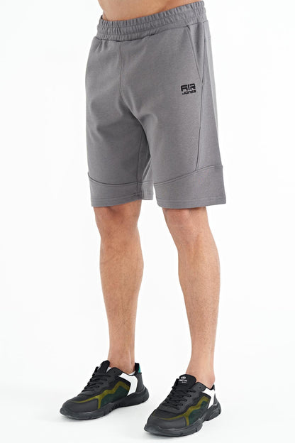 Amos Grey Printed Men's Shorts - 81246