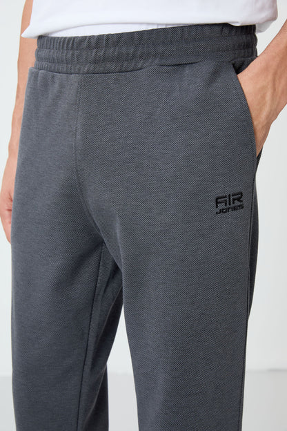 Carlos Dark Grey Standard Fit Men's Tracksuit Set - 85209