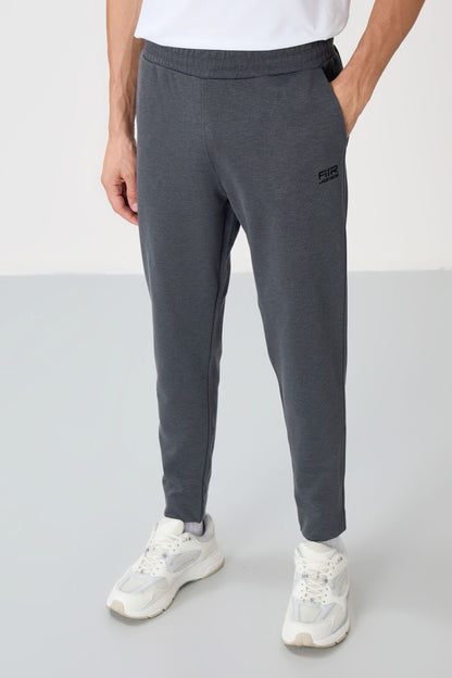 Carlos Dark Grey Standard Fit Men's Tracksuit Set - 85209