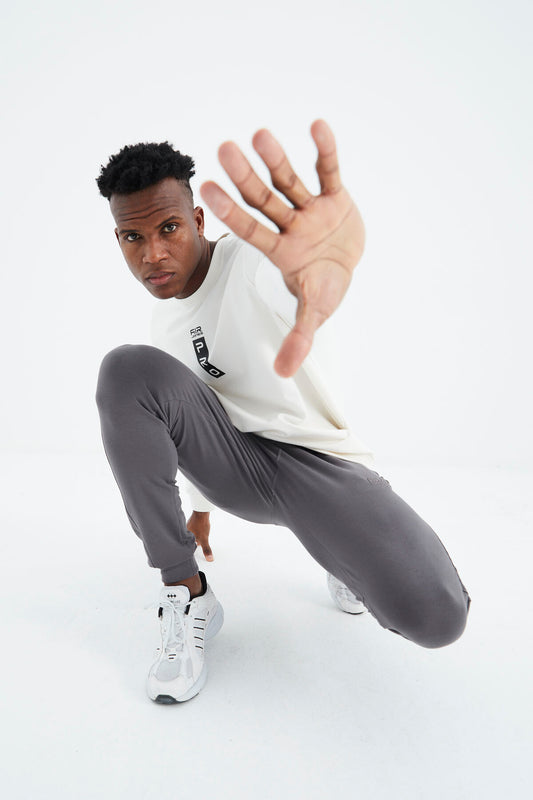 Harold Dark Grey Jogger Men's Tracksuit Bottom - 82112