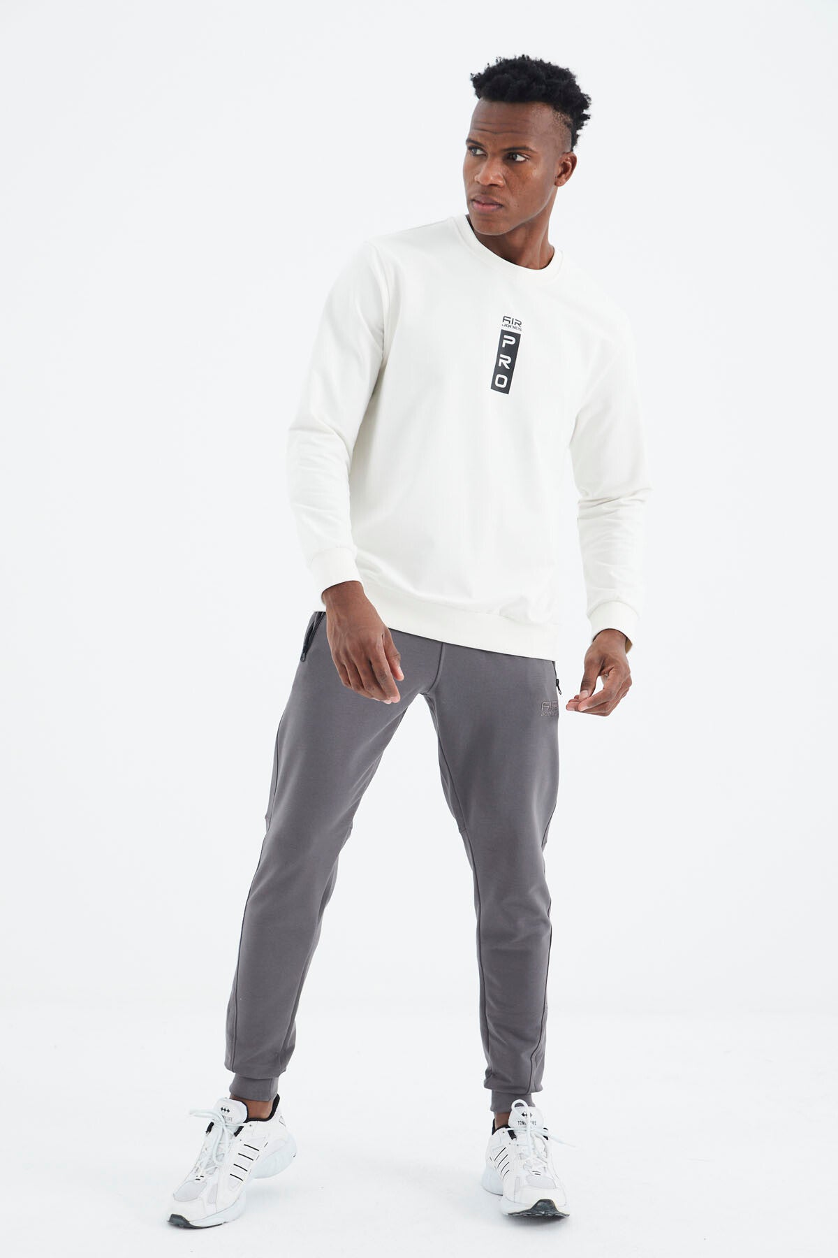 Harold Dark Grey Jogger Men's Tracksuit Bottom - 82112