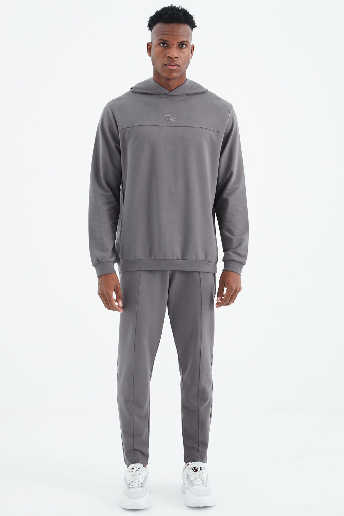 Kelvin Dark Gray Kelvin Basic Men's Tracksuit Set - 85230