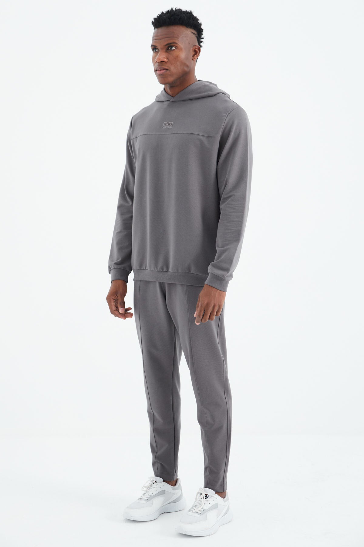 Kelvin Dark Gray Kelvin Basic Men's Tracksuit Set - 85230