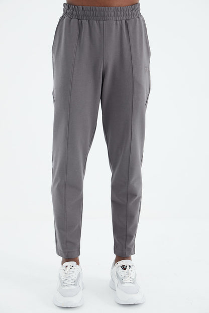 Kelvin Dark Gray Kelvin Basic Men's Tracksuit Set - 85230