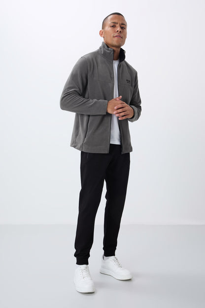 Hardy Dark Grey Standard Mold Fleece Men's Sweatshirt - 88299