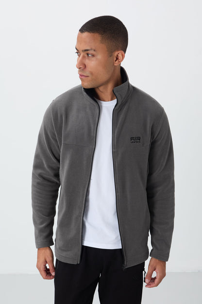 Hardy Dark Grey Standard Mold Fleece Men's Sweatshirt - 88299