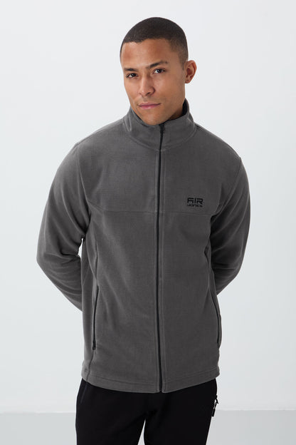 Hardy Dark Grey Standard Mold Fleece Men's Sweatshirt - 88299