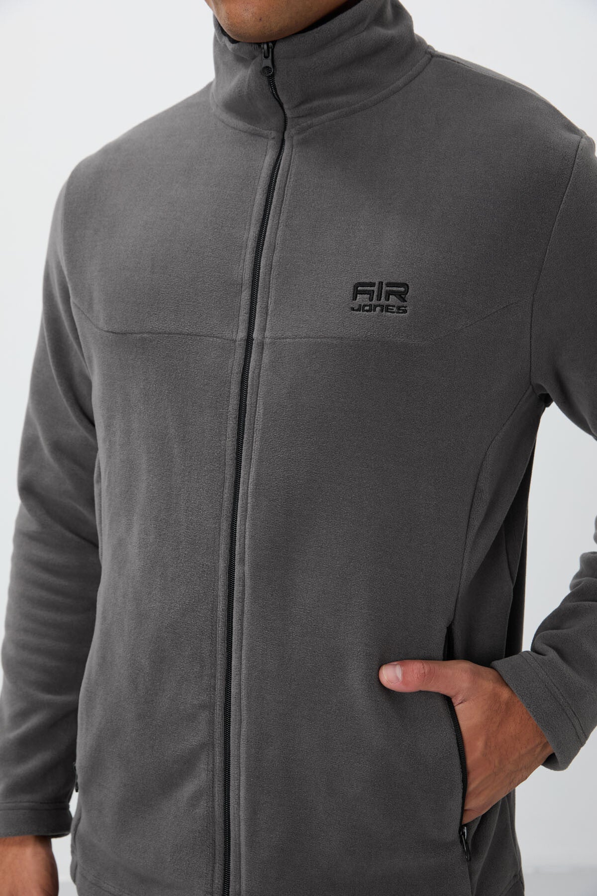 Hardy Dark Grey Standard Mold Fleece Men's Sweatshirt - 88299