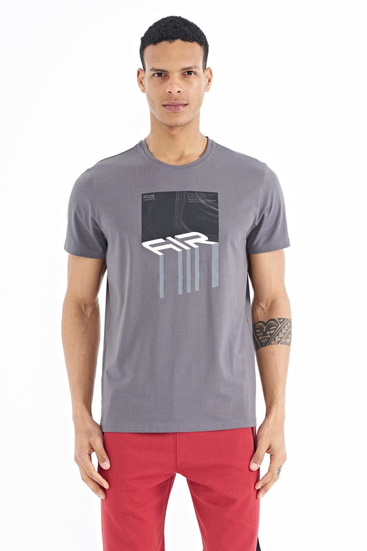 Louis Grey Standard Fit Men's T-Shirt - 88202