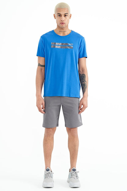 Alva Dark Gray Printed Men's Shorts - 81245