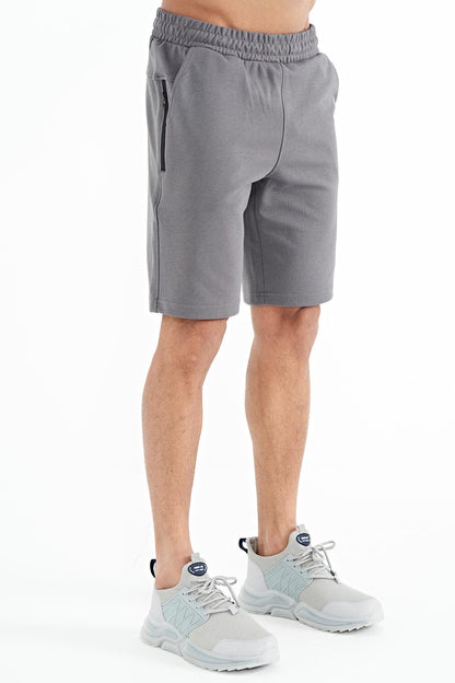 Alva Dark Gray Printed Men's Shorts - 81245