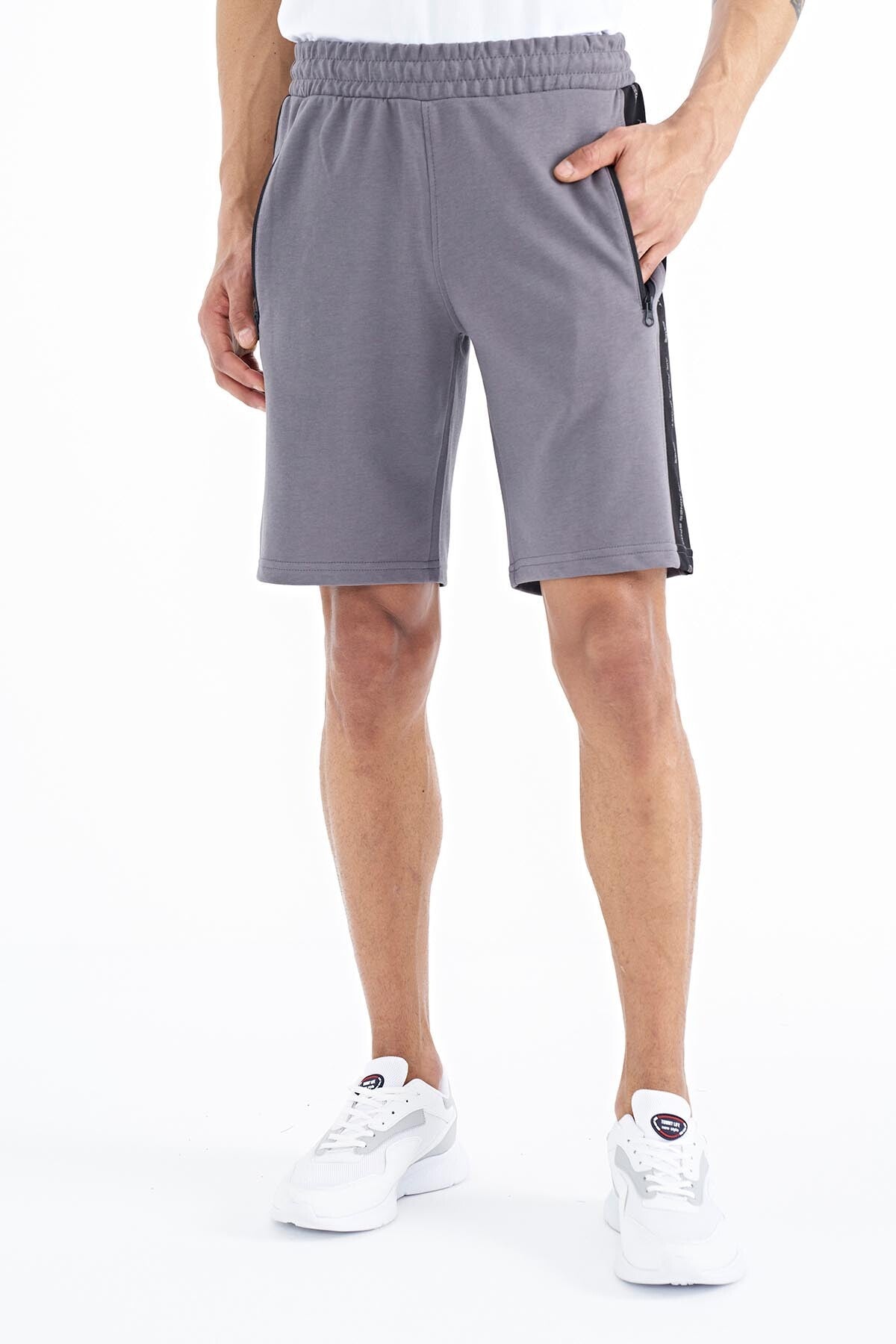 Alfred Grey Standard Fit Men's Shorts - 81244