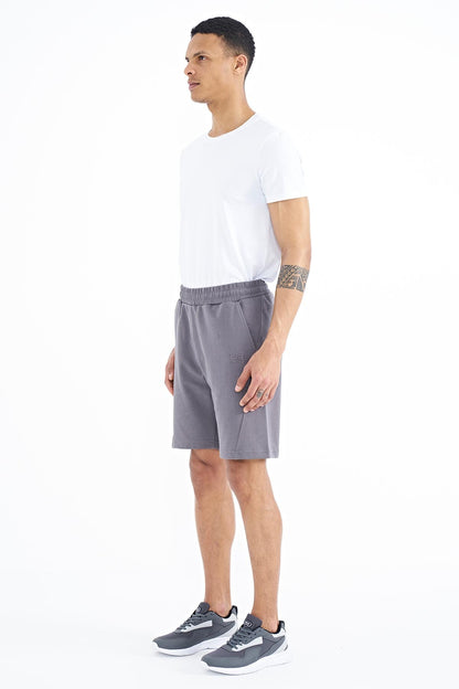 Aldo Dark Gray Standard Fit Men's Shorts - 81242