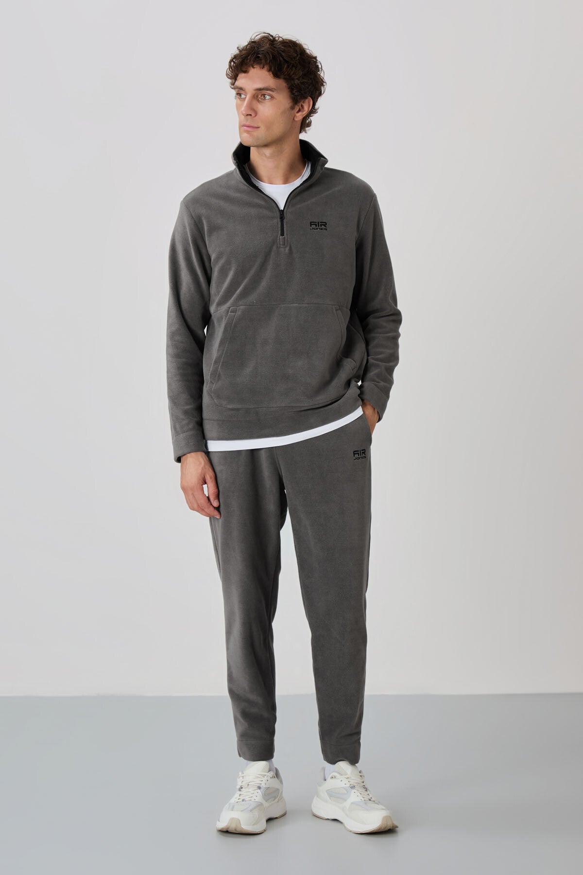 Carol Dark Grey Polar Men's Tracksuit Set - 85226
