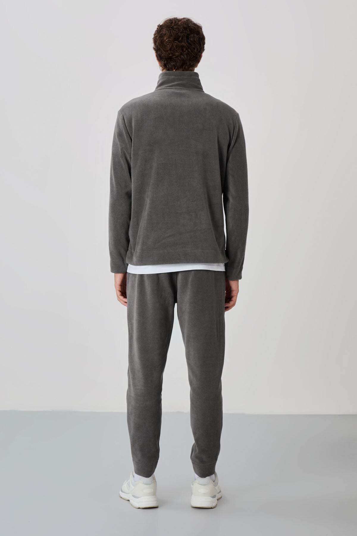 Carol Dark Grey Polar Men's Tracksuit Set - 85226