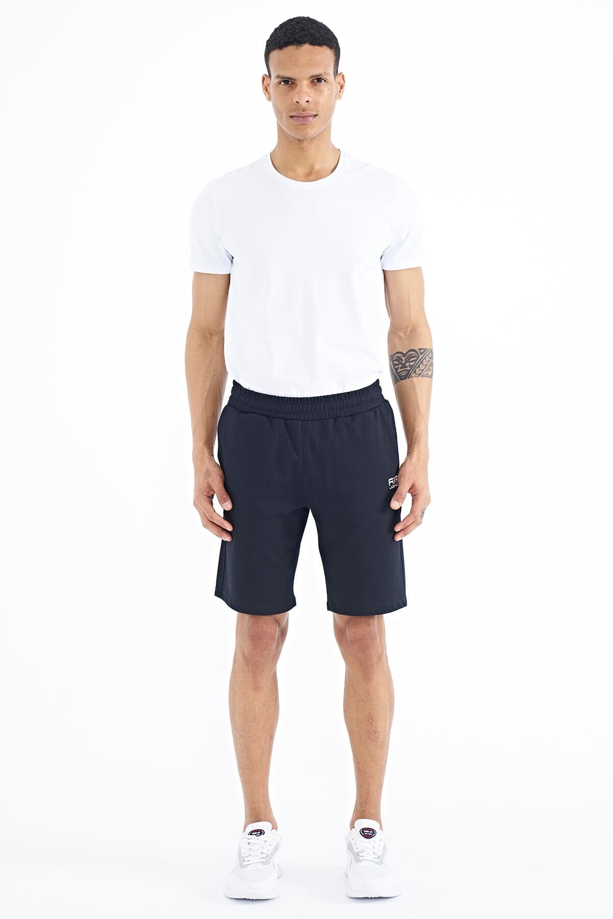 Navy Standard Fit Men's Shorts - 81240