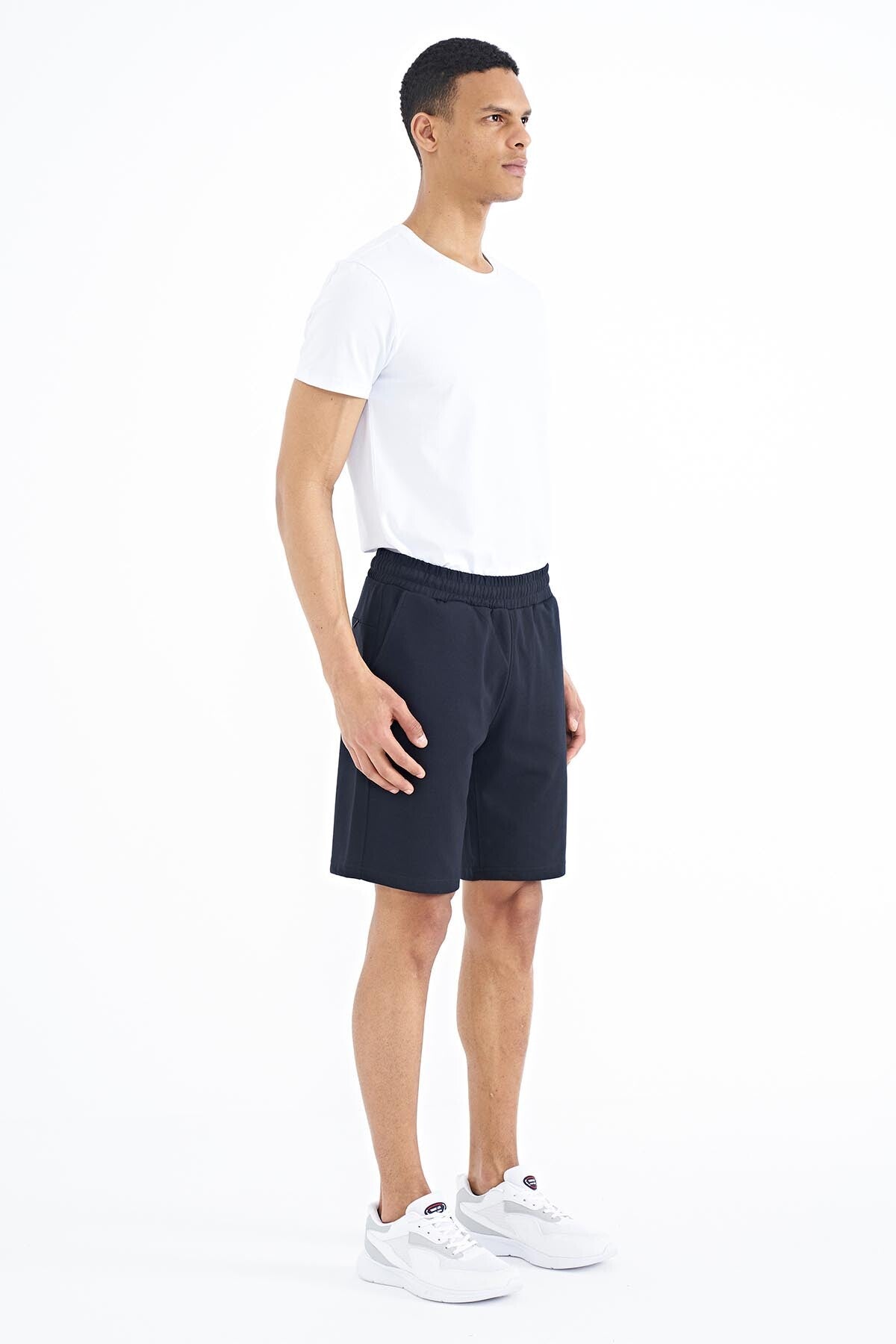 Navy Standard Fit Men's Shorts - 81240