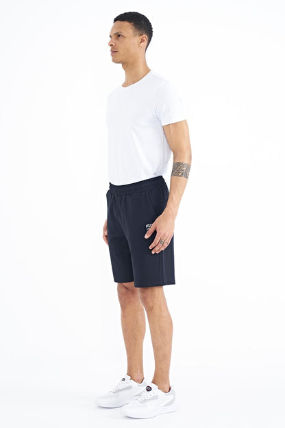 Navy Standard Fit Men's Shorts - 81240