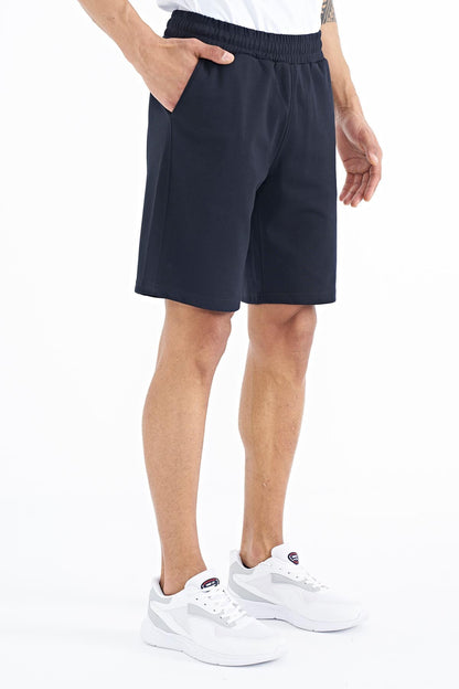 Navy Standard Fit Men's Shorts - 81240
