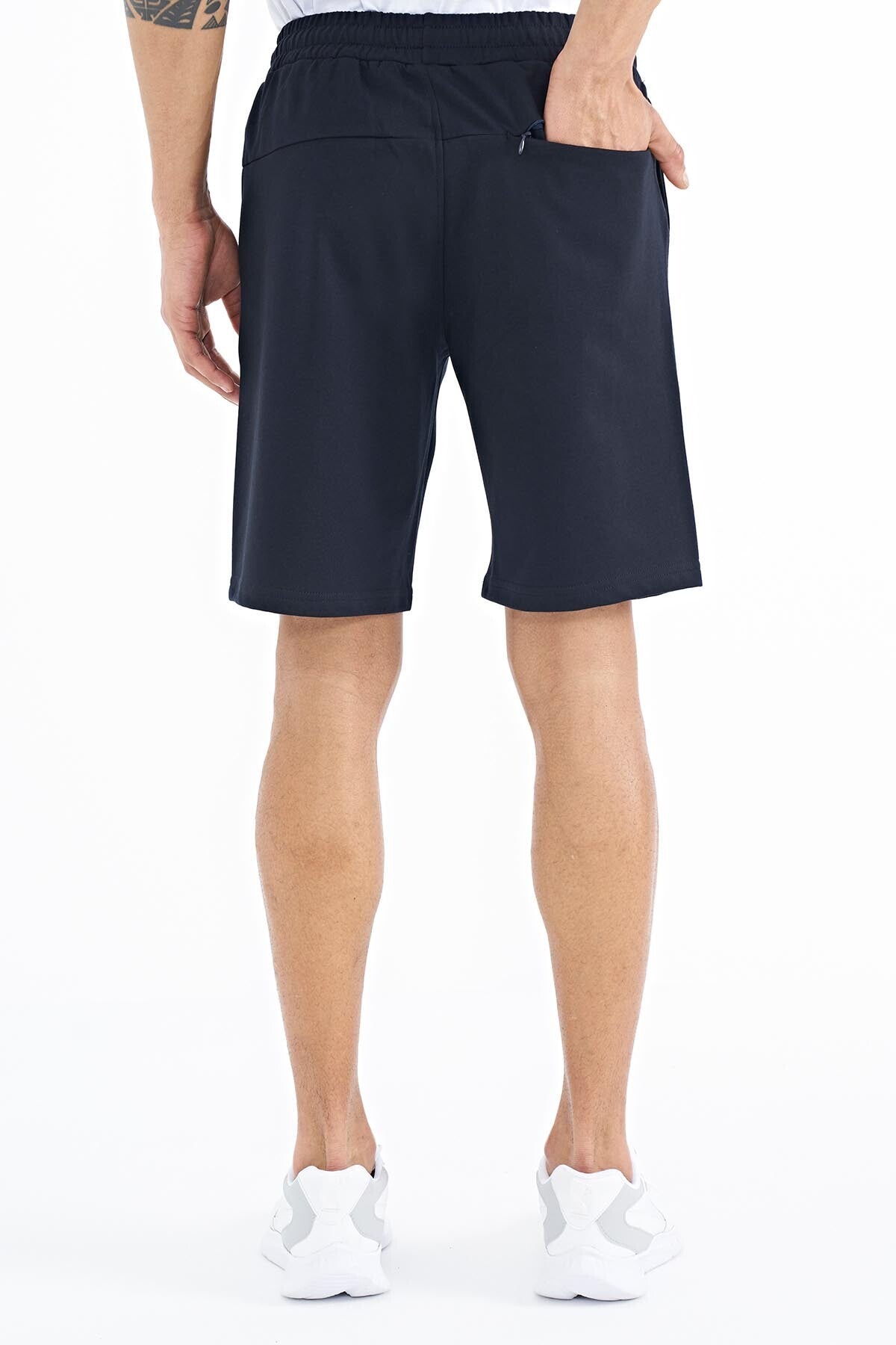 Navy Standard Fit Men's Shorts - 81240
