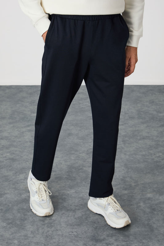 Brad Navy Standard Fit Men's Tracksuit Bottom - 84955