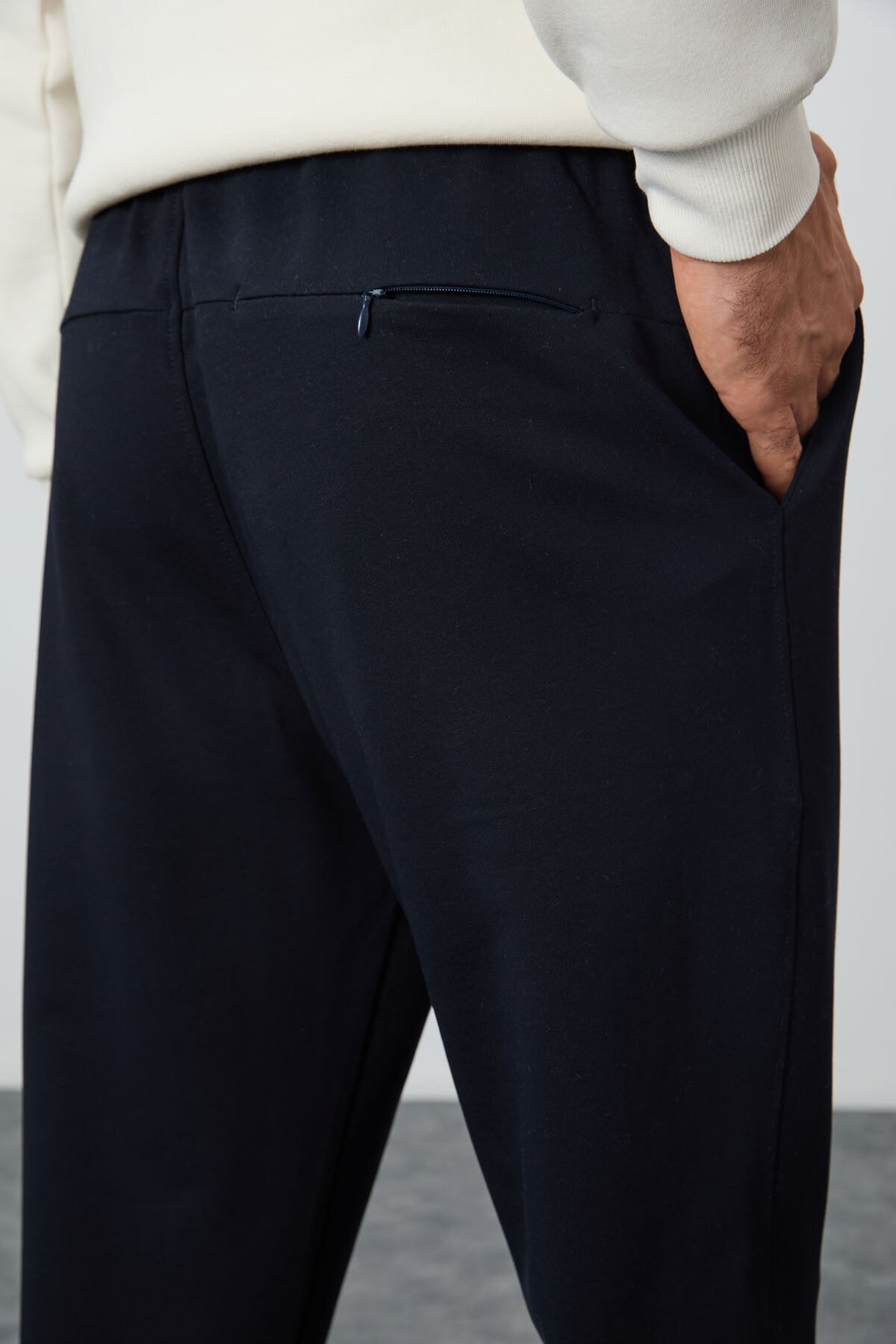 Brad Navy Standard Fit Men's Tracksuit Bottom - 84955