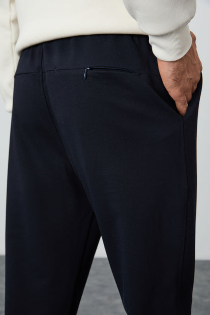 Brad Navy Standard Fit Men's Tracksuit Bottom - 84955