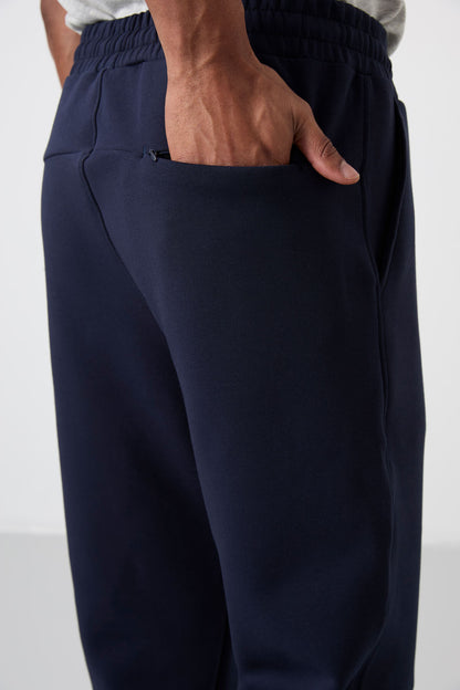 Barnes Navy Blue Men's Tracksuit Bottom - 84951