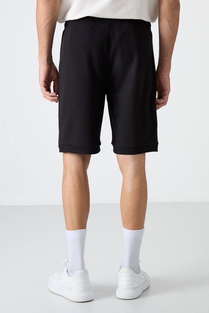 Albie Navy Blue Standard Fit Men's Shorts - 81241