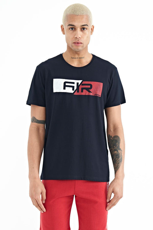 Casey Lacivert Standard Fit Men's T-Shirt - 88205