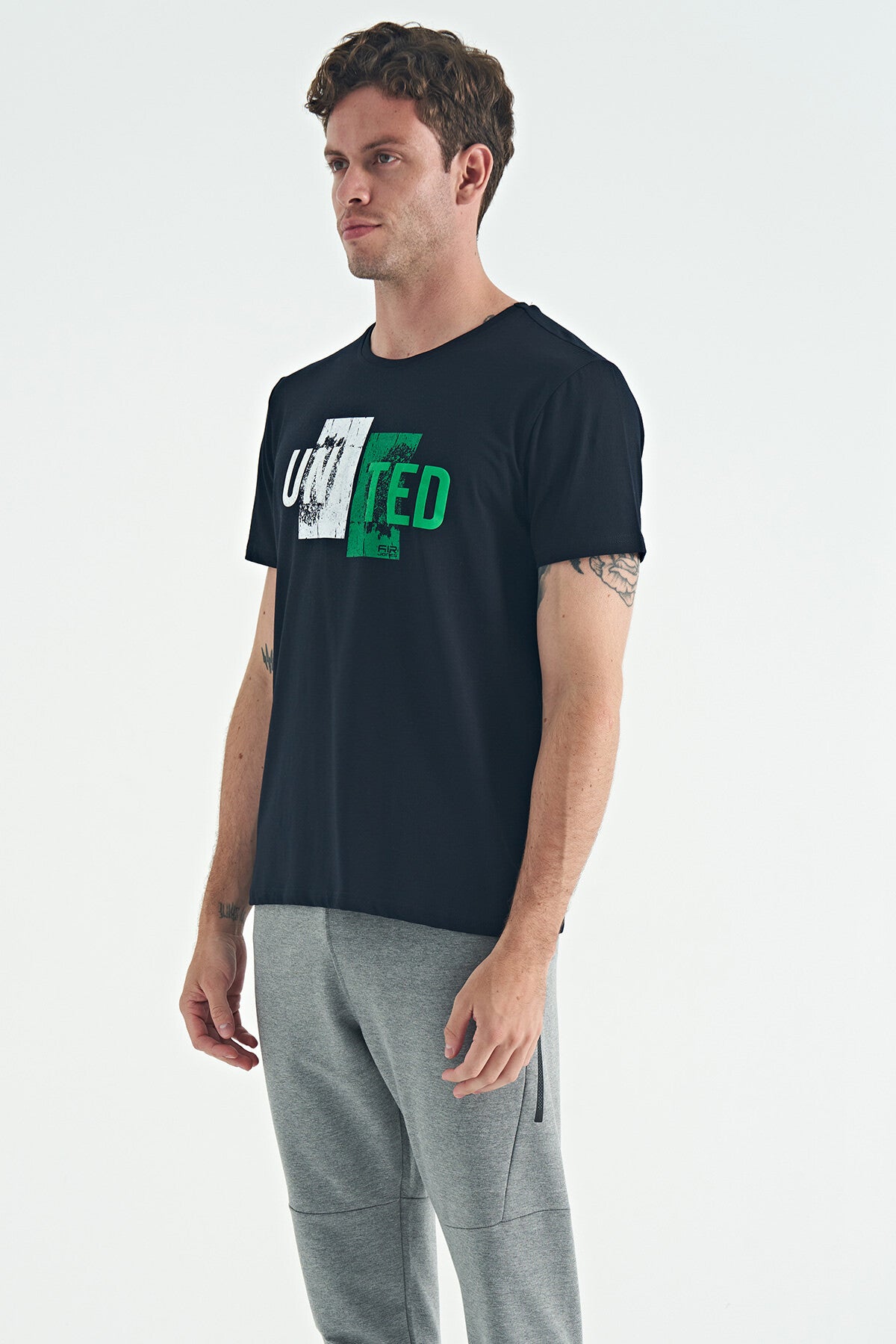 Elvis Navy Blue Standard Fit Men's T-Shirt - 88218