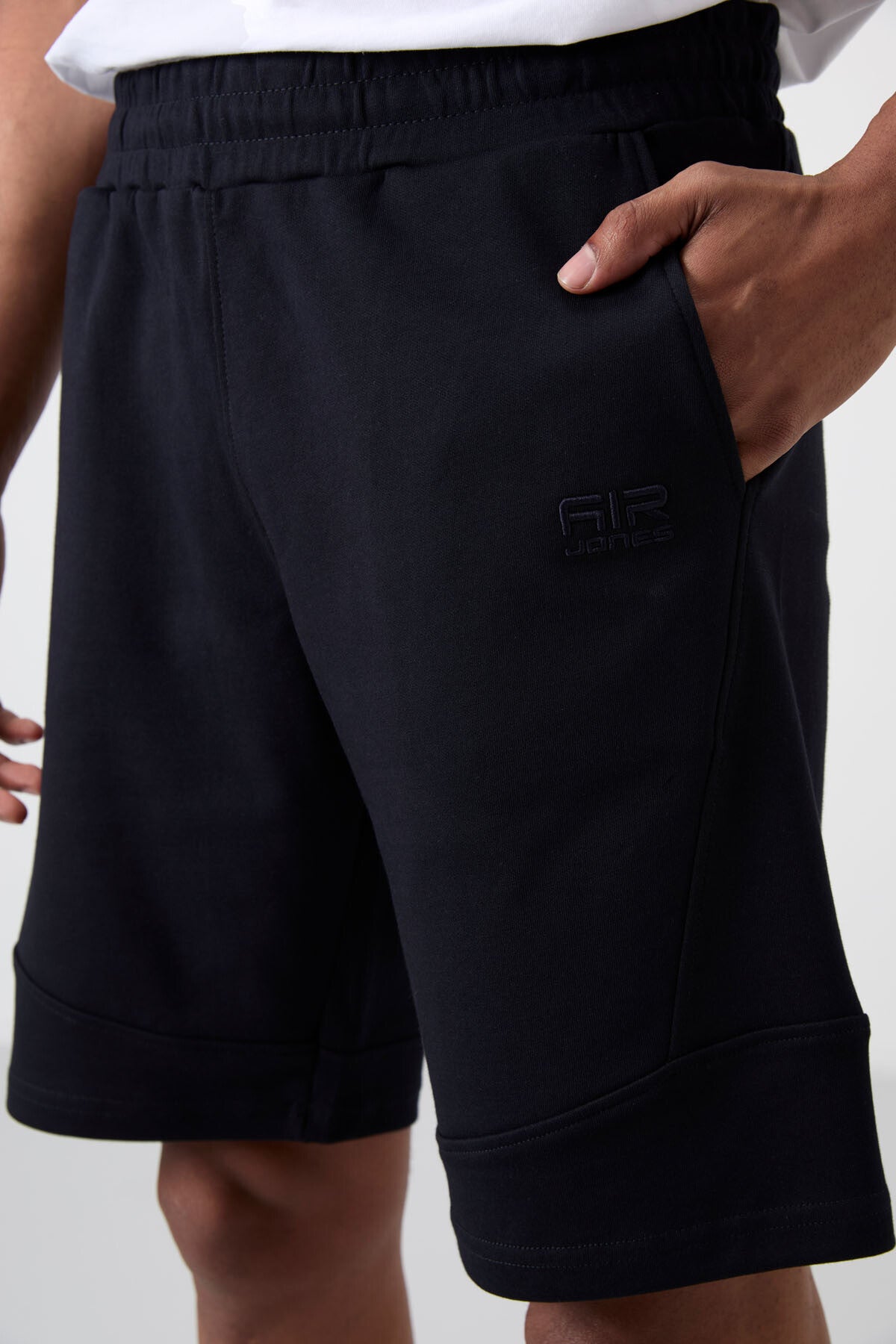 Amos Navy Blue Printed Men's Shorts - 81246