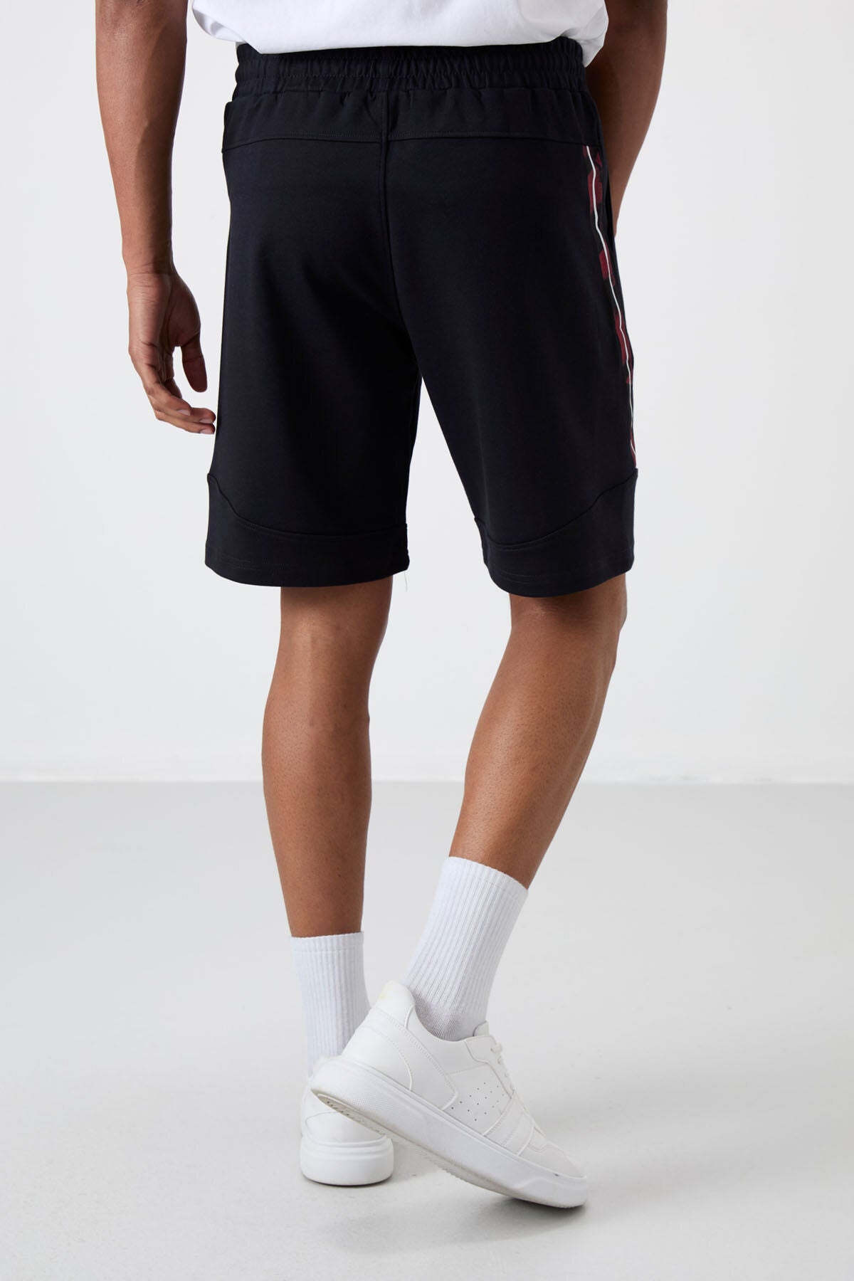 Amos Navy Blue Printed Men's Shorts - 81246