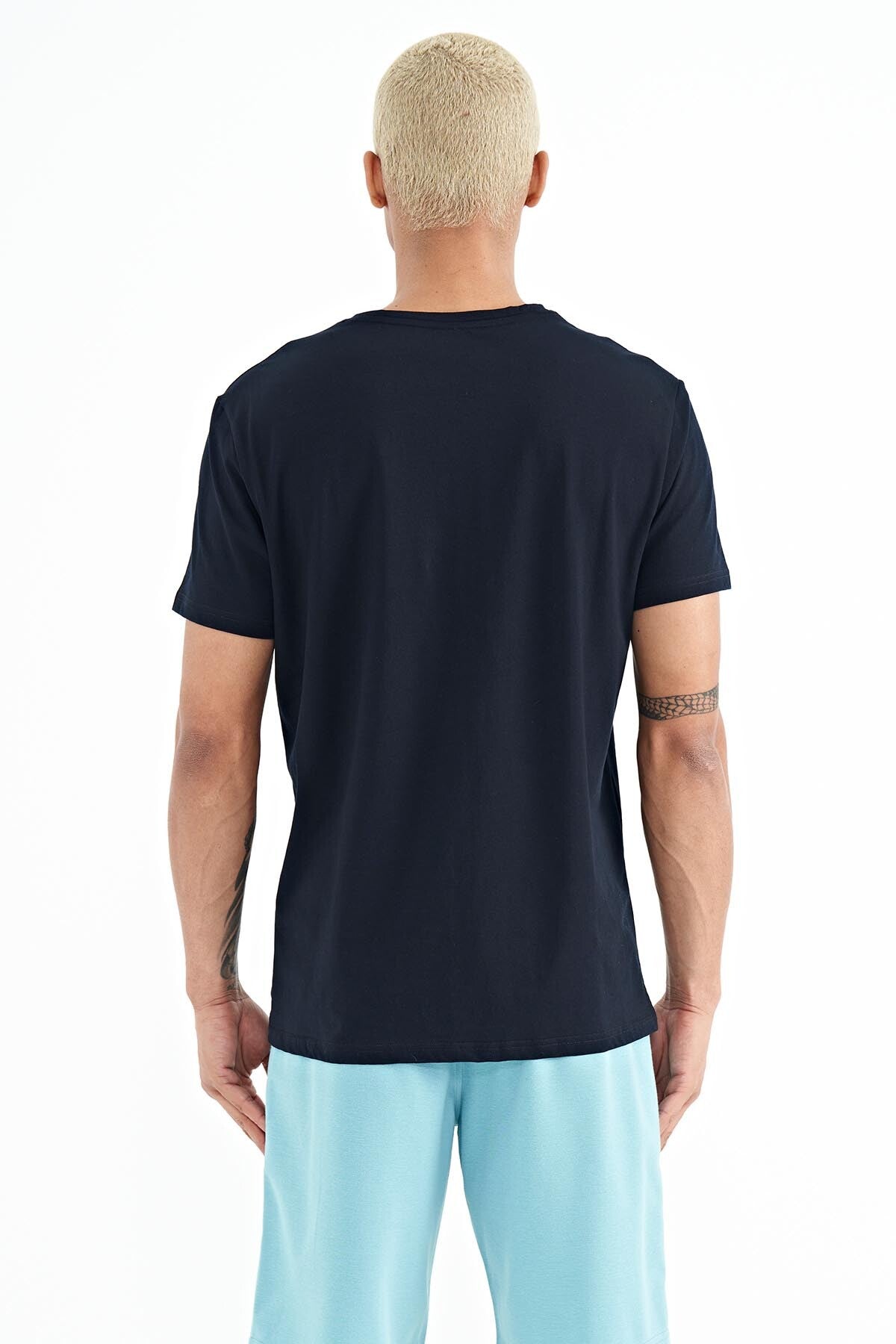 Peter Lacivert O Collar Men's T-Shirt - 88204