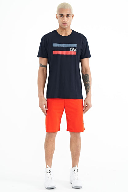 Donald Lacivert Standard Fit Men's T-Shirt - 88217