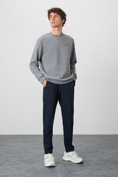 Navy Blue Jogger Men's Tracksuit Bottom - 82114