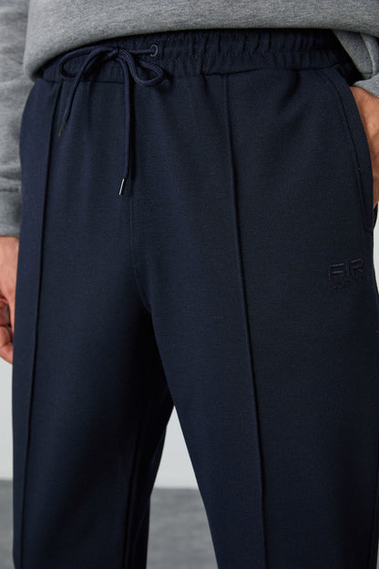 Navy Blue Jogger Men's Tracksuit Bottom - 82114