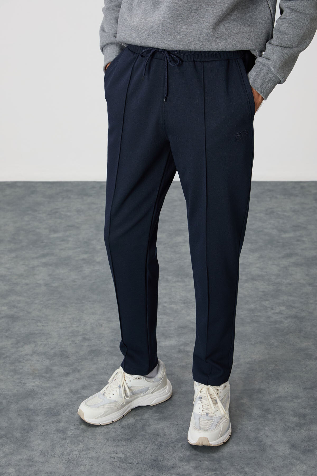 Navy Blue Jogger Men's Tracksuit Bottom - 82114