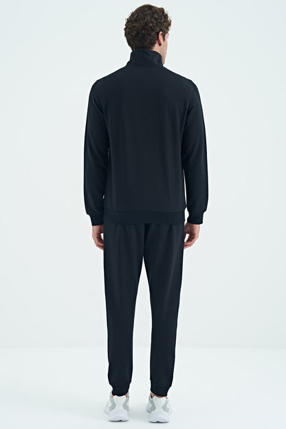 Harry Navy Blue Standard Fit Men's Tracksuit Set - 85197