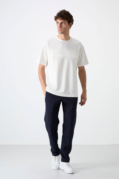 Carlo Lacivert Men's Tracksuit Bottom with Drawstring - 84942